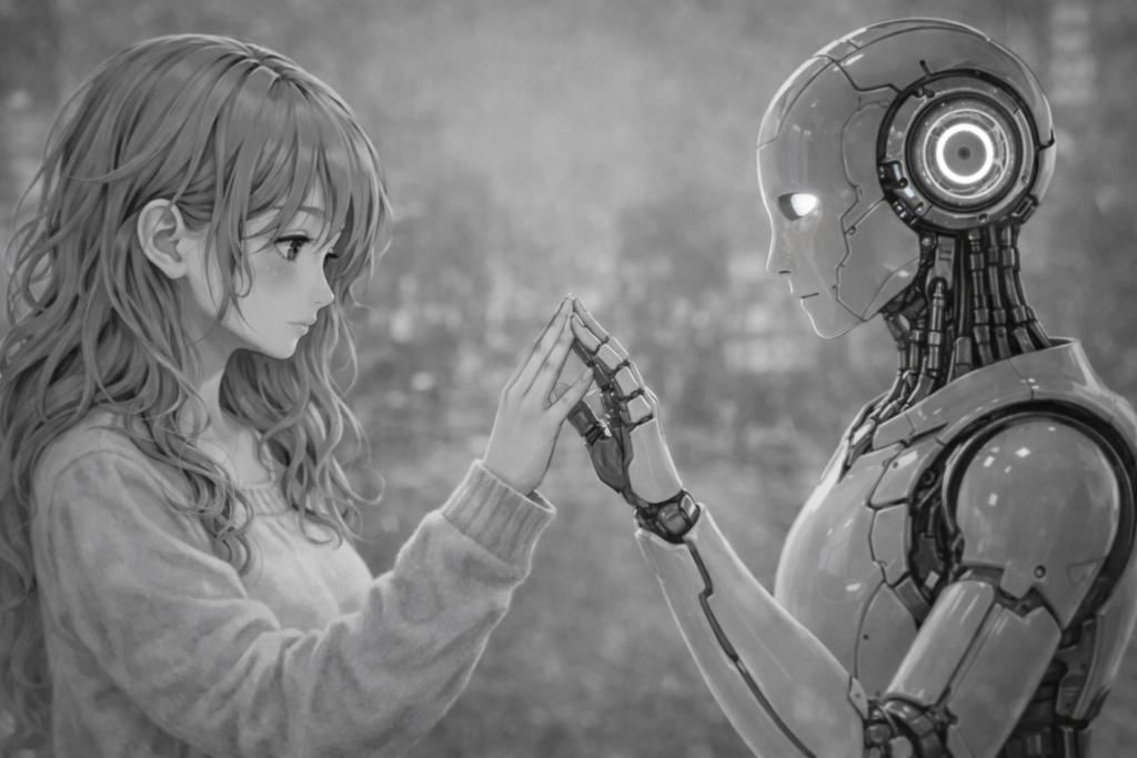 Jak współpracuję z AI podczas pisania opowiadań Cover