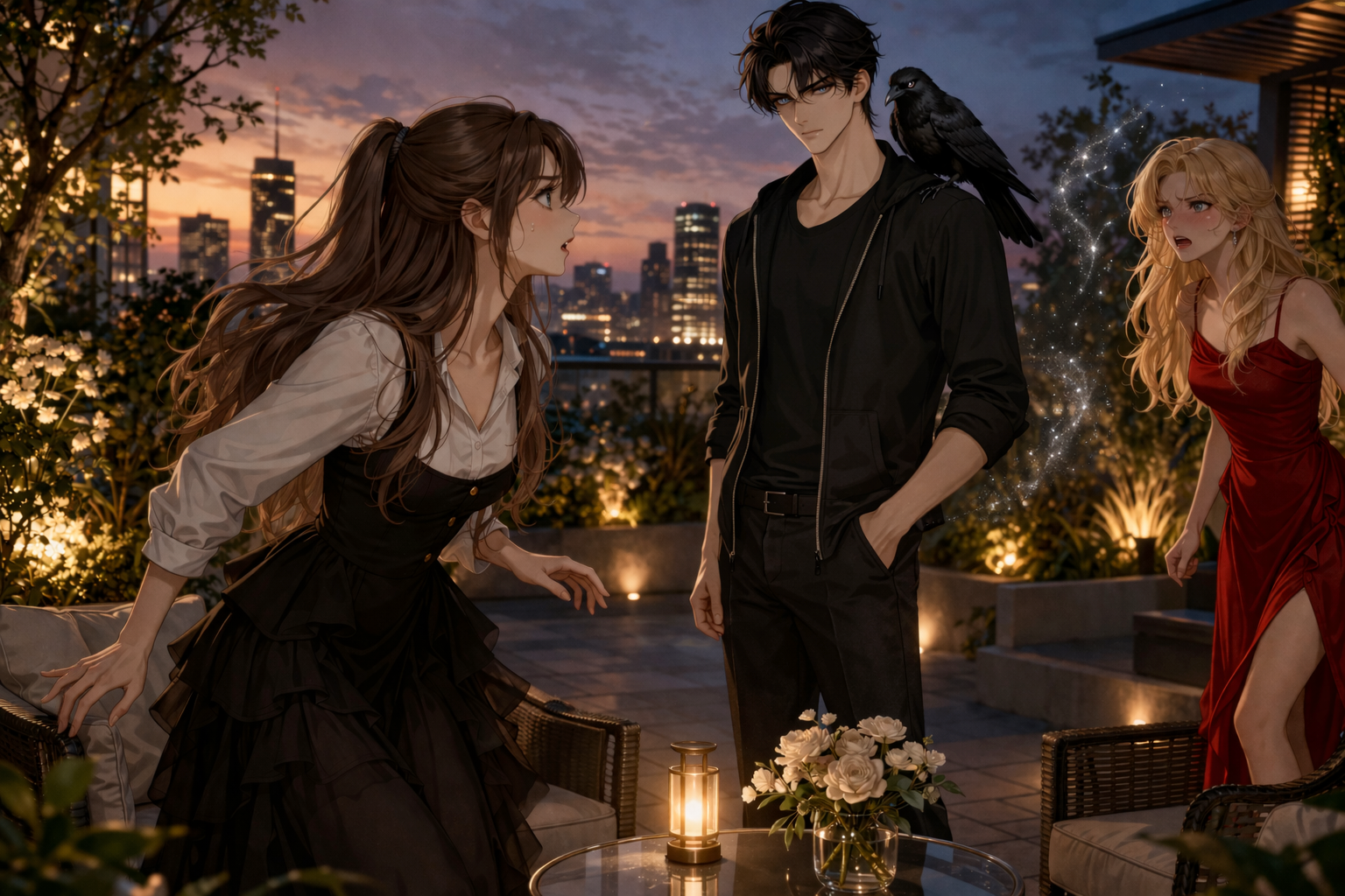 Bohaterowie noszą maski