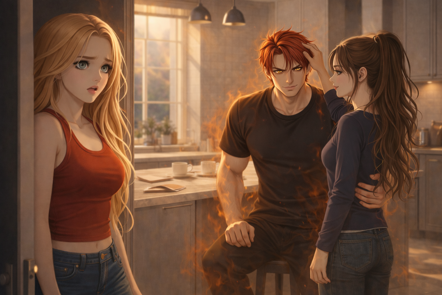 Bohaterowie noszą maski