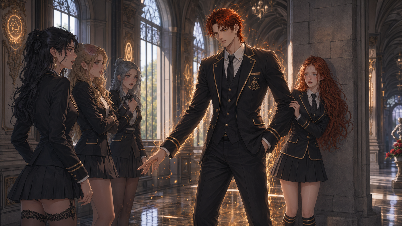 Bohaterowie noszą maski