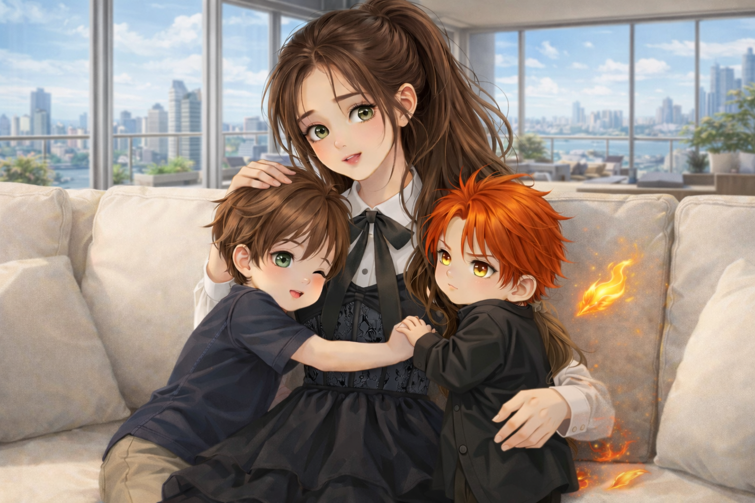 Bohaterowie noszą maski